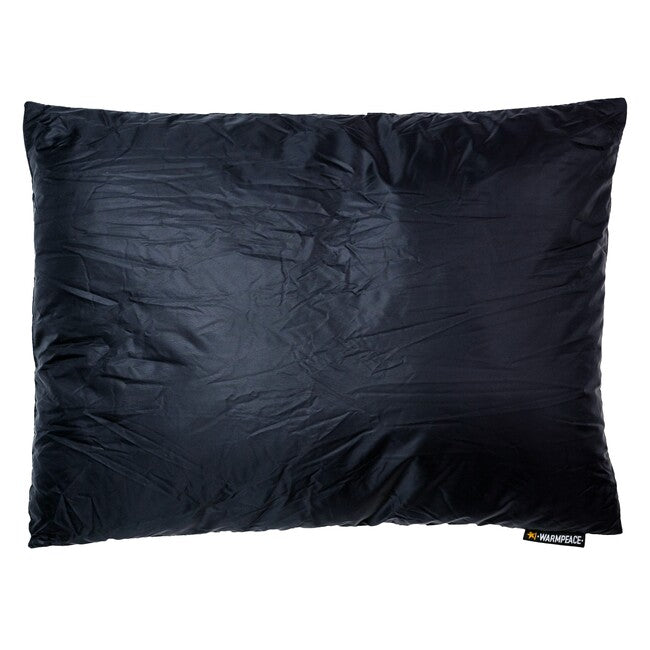 Warmpeace Cuscino con piume, nero