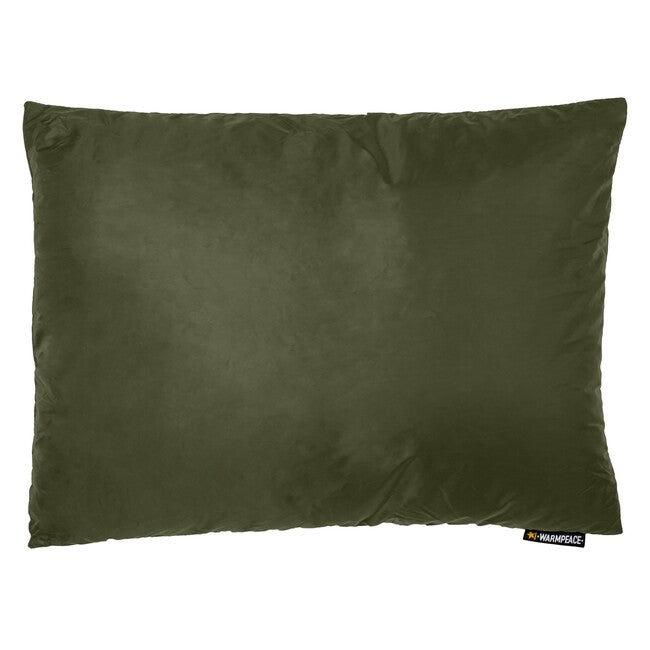 Warmpeace Cuscino con piume, oliva
