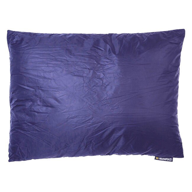 Warmpeace Cuscino con piume, blu ombra