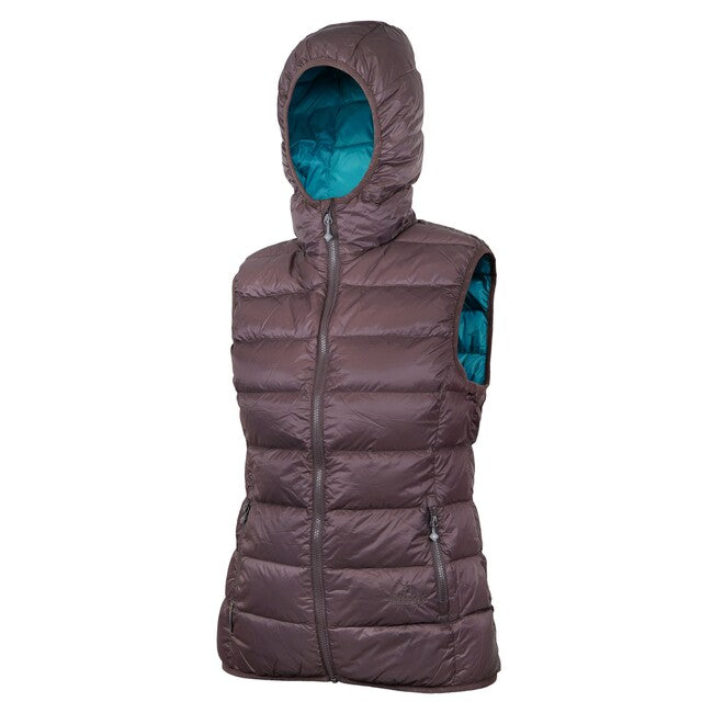 Warmpeace gilet Yuba Lady, blu shale/borough
