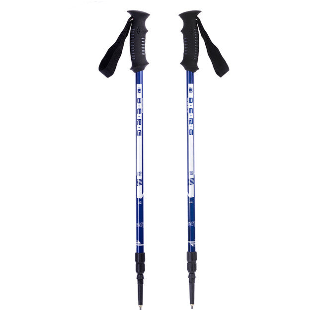 Warp Berg Antishock bastoncini da trekking 145 cm, blu-argento