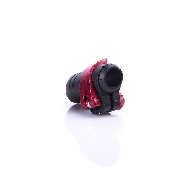 Warp ND meccanica flip-lock FL-17 plastica nera/leva ALU rossa/dado rosso, per diametro 16 mm