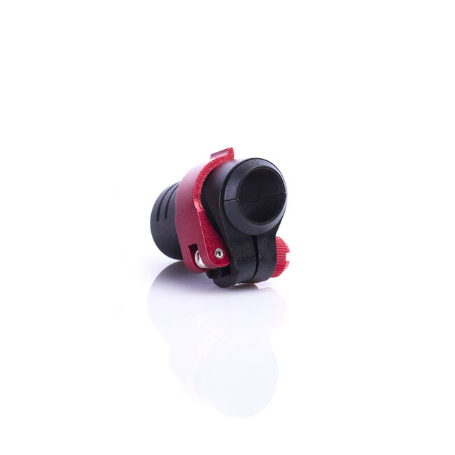 Warp ND meccanica flip-lock FL-17 plastica nera/leva ALU rossa/dado rosso, per diametro 18 mm