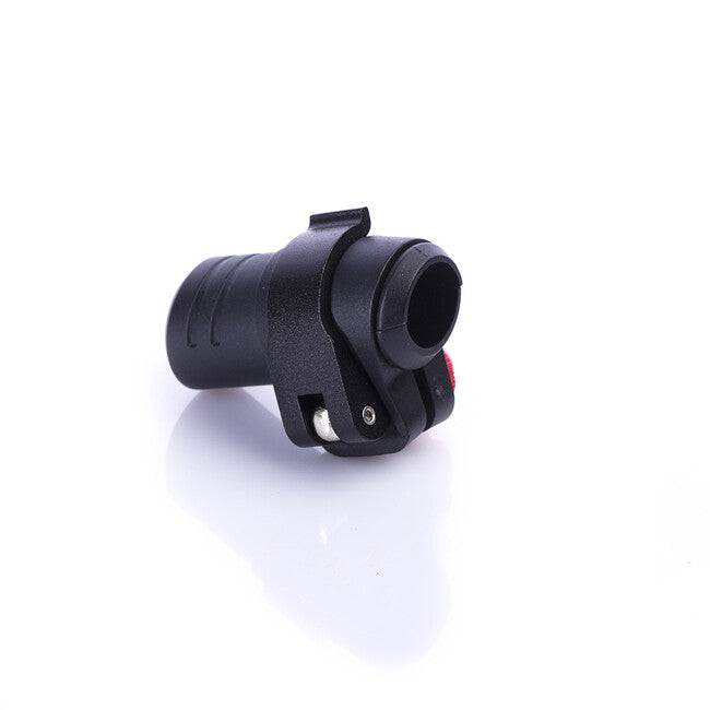 Warp ND - meccanica flip-lock FL-17 plastica nera/leva in alluminio nero/dado rosso, per diametro 16 mm