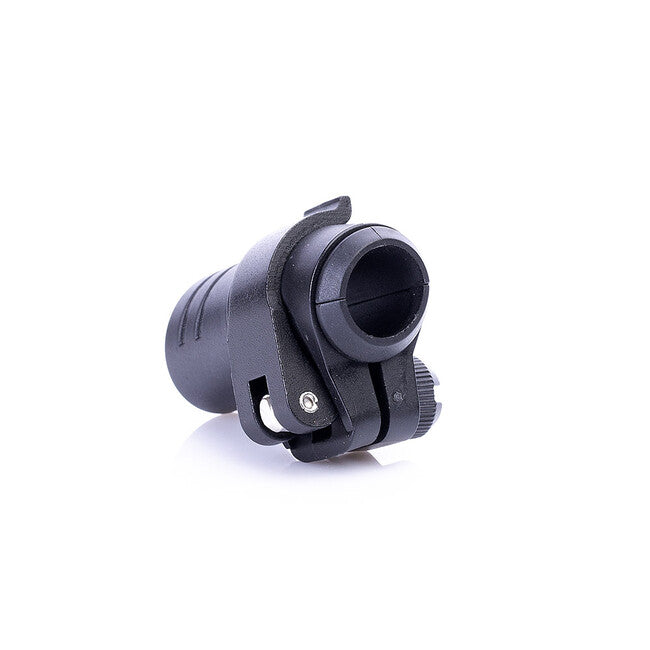 Warp ND meccanica flip-lock FL-17 plastica nera/leva in alluminio nero/dado nero, per diametro 18 mm