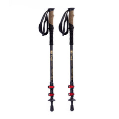 Warp Trail EVO trekové paličky, black-gold, 140 cm