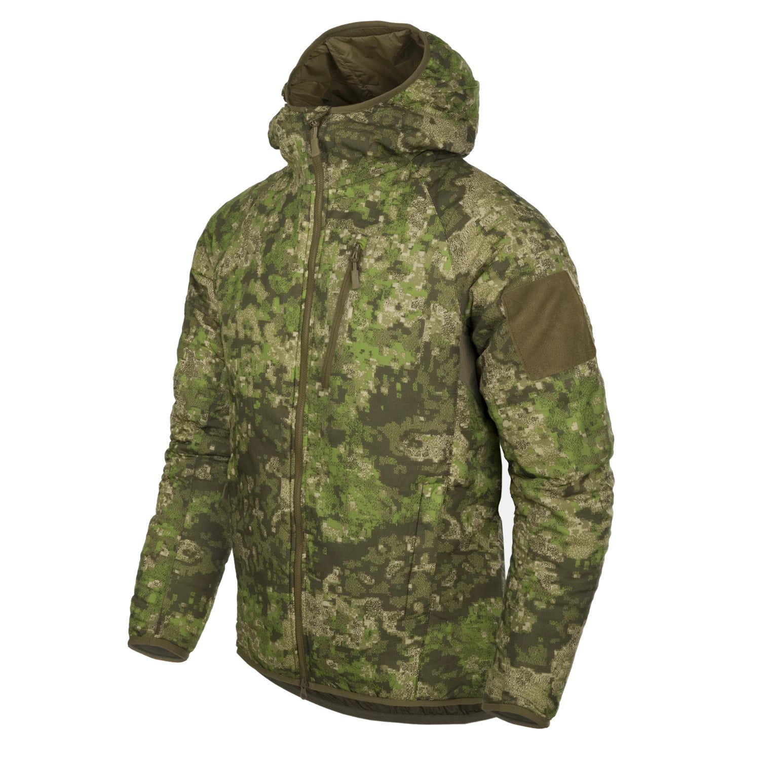 Helikon-Tex WOLFHOUND bunda s kapucňou Climashield Apex, PenCott WildWood™