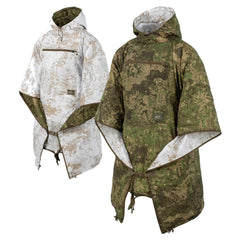 Helikon-Tex Swagman Roll poncho reversibile, pencott wildwood / pencott snowdrift
