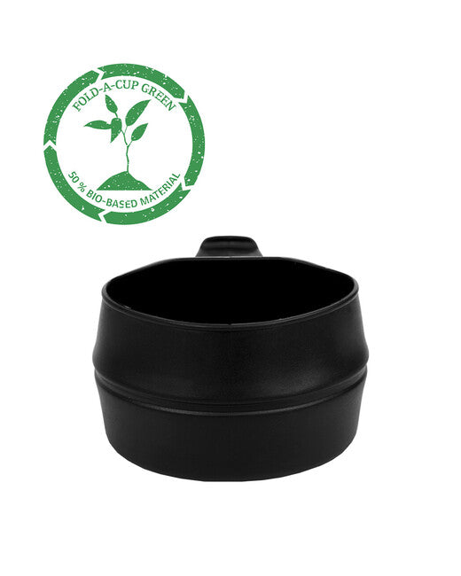 Wildo ECO Bicchiere Pieghevole fold-a-cup®, nero 200 ml