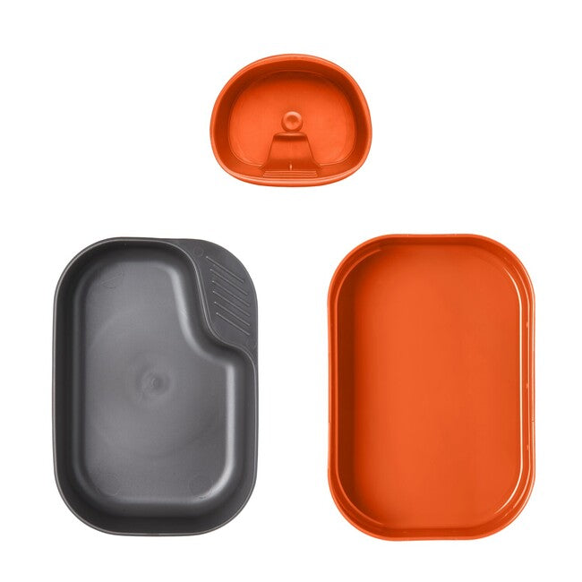 Wildo Set da campeggio Basic, arancione / grigio scuro