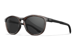 Wiley X Bravo Sunglasses Gloss Tortoise / CAPTIVATE™ Polarized Grey