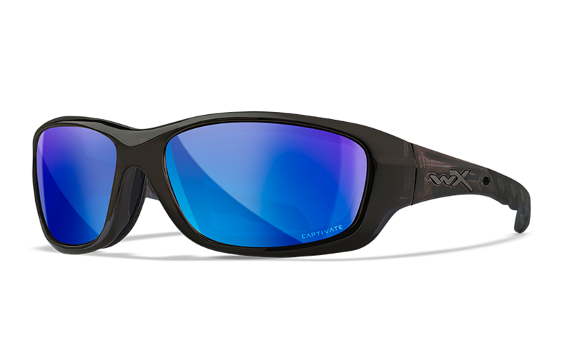 WileyX Gravity occhiali da sole polarizzati, blu specchiato