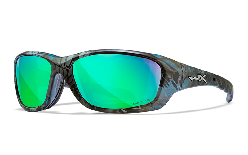WileyX GRAVITY occhiali da sole polarizzati, verde specchiato