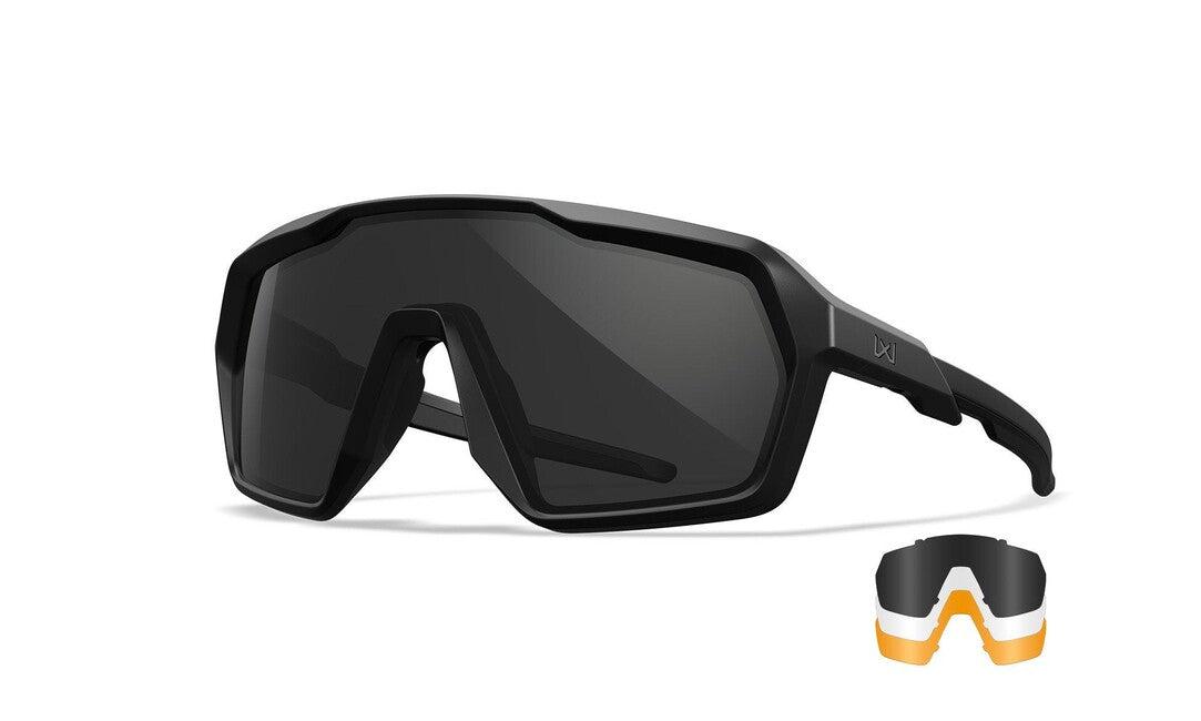 Wiley X Citadel occhiali da sole, Clear/grey/light rust/matte black