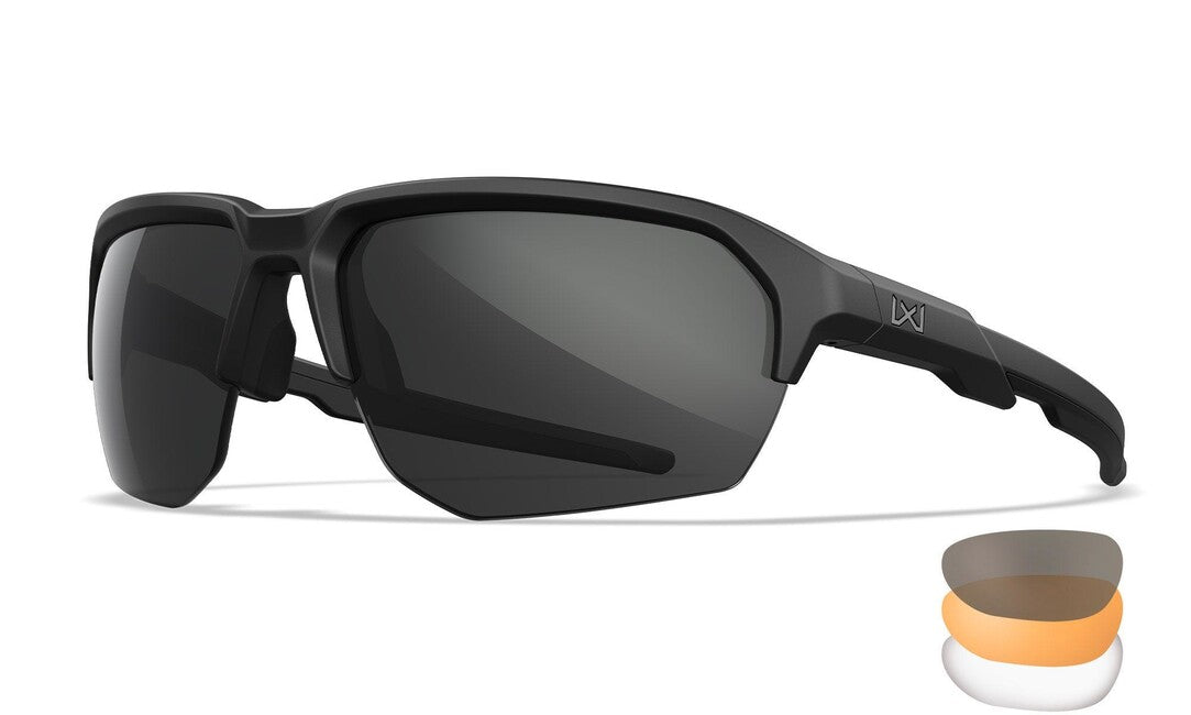WileyX Jakl occhiali da sole, grigio/chiaro/ruggine chiaro/nero opaco