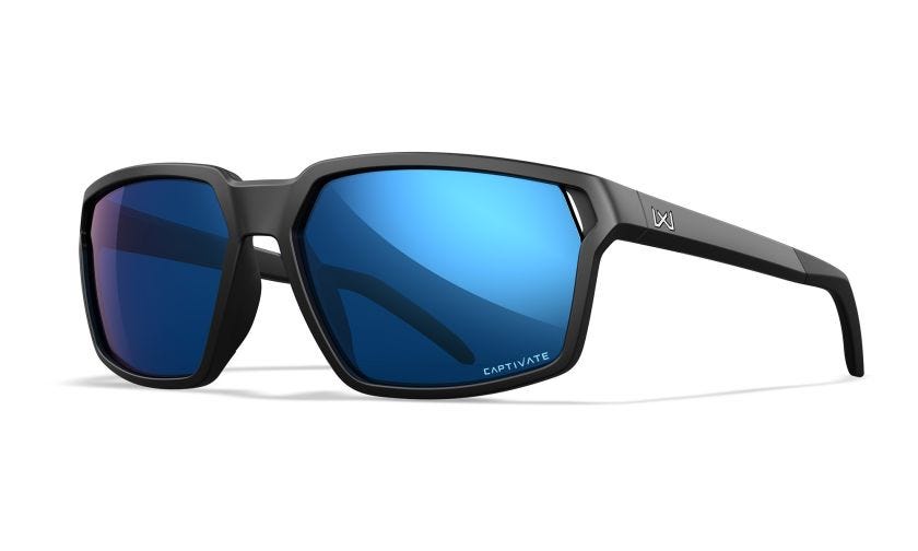 WileyX Sierra Captivate occhiali da sole polarized Blu a specchio, matte black