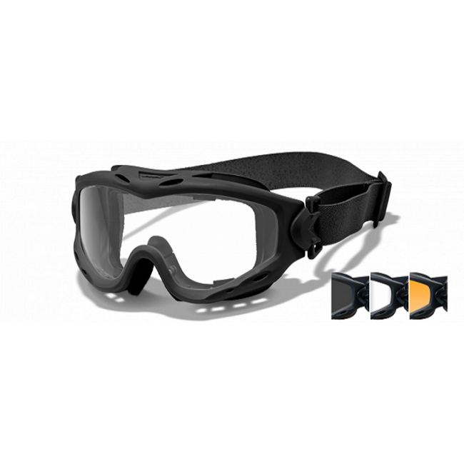 WileyX Spear occhiali tattici - fumo + lenti chiare + ruggine chiaro / montatura nera opaca