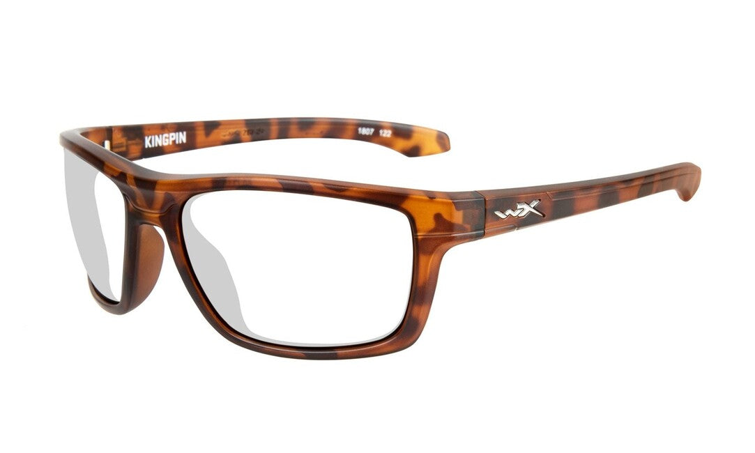 WileyX WX KINGPIN montatura per occhiali, demi brown opaco