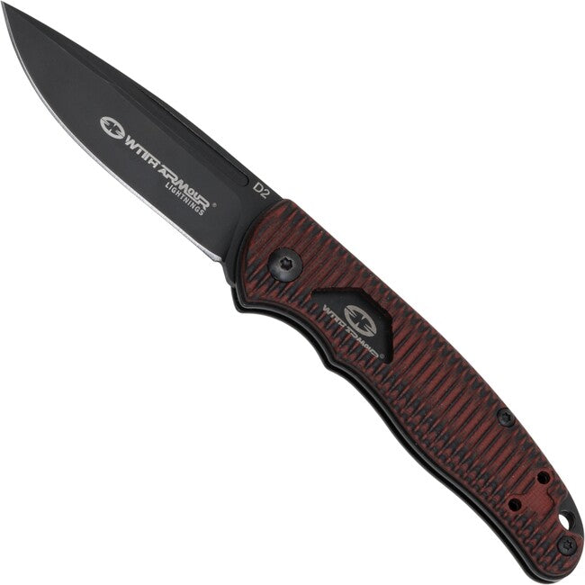 Witharmour Coltello da tasca in corallo