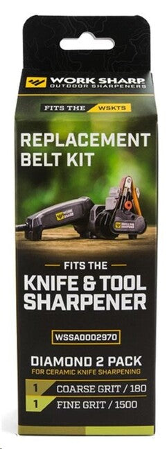 Work Sharp Set di nastri abrasivi diamantati