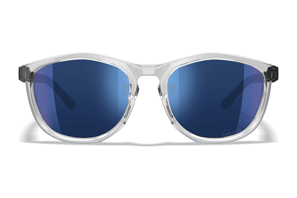 Wiley X Bravo slnečné okuliare, Clear / CAPTIVATE™ Polarized Blue Mirror