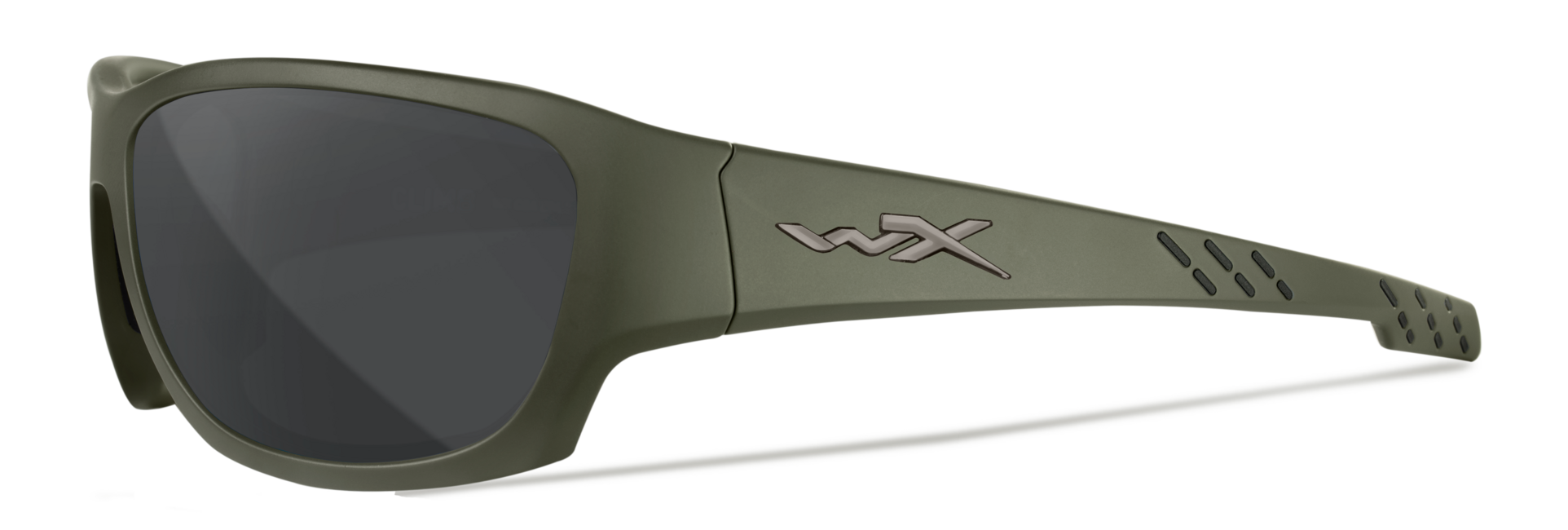 Wiley X Climb Glasses, Smoke Grey, Green