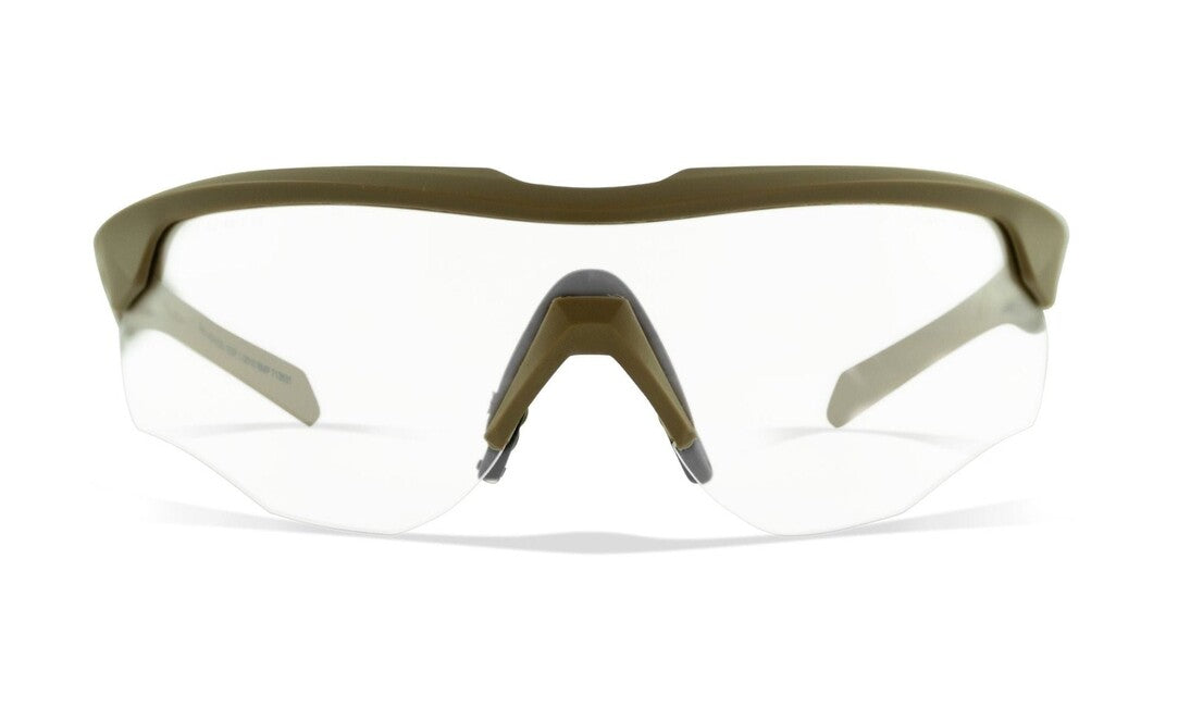 WileyX Rogue comm occhiali tattici - grigio + lenti chiare / montatura sabbia