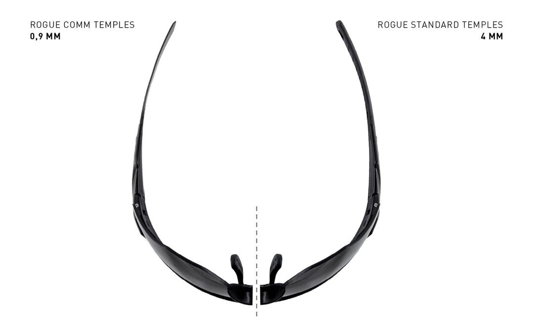 WileyX Rogue comm occhiali tattici - grigio + lenti chiare / montatura sabbia