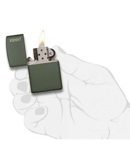Zippo accendino a benzina, oliva opaco